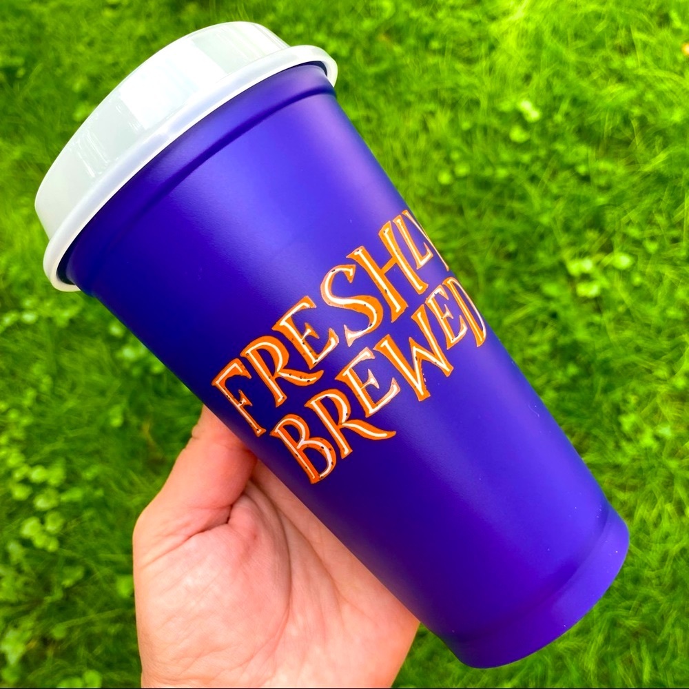 STARBUCKS Freshly Brewed Glow in the Dark Hot Cup